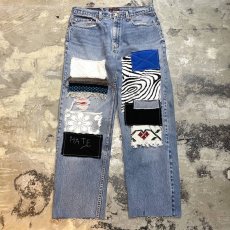 画像1: 【Wiz&Witch】"DIRTY BEAUTIFUL" CRUST ART JEANS / W34 (1)