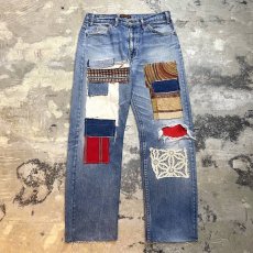 画像1: 【Wiz&Witch】"DIRTY BEAUTIFUL" CRUST ART JEANS / W34 (1)