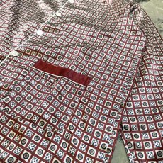 画像6: ALL OVER PATTERN L/S PAJAMA SHIRT / Mens L (6)