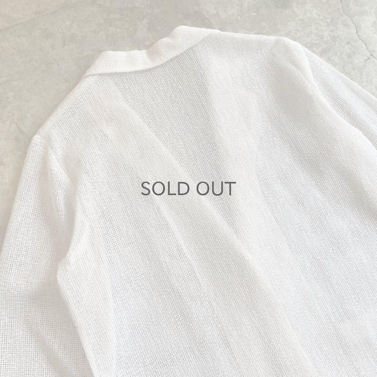 画像9: WHITE COLOR OVER DESIGN TAILORED JACKET / Ladies S(L) / MADE IN USA (9)