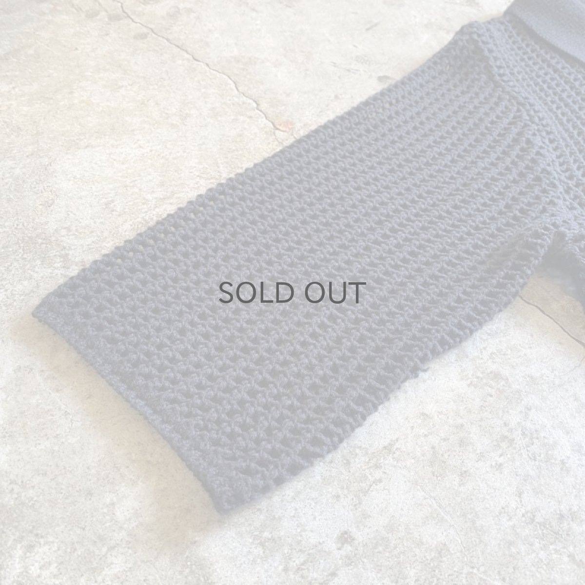 画像6: BLACK COLOR MESH DESIGN CARDIGAN / Ladies M (6)