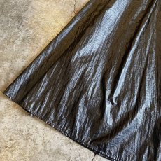 画像5: BLACK COLOR PAPER DESIGN FLARE SKIRT / W23~W27 (5)