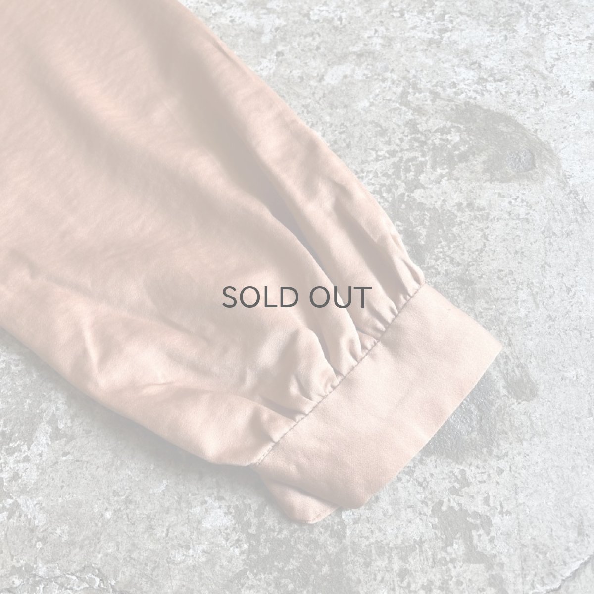 画像6: VOLUME SLEEVE DESIGN CHINA BUTTON L/S SHIRT / Ladies L (6)