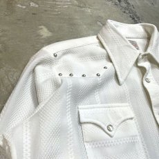 画像3: STUDS DECORATIVE SHORT LENGTH WESTERN L/S SHIRT / Mens L (3)