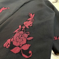 画像6: FLORAL EMBROIDERY NO COLLAR CARDIGAN / Mens M (6)