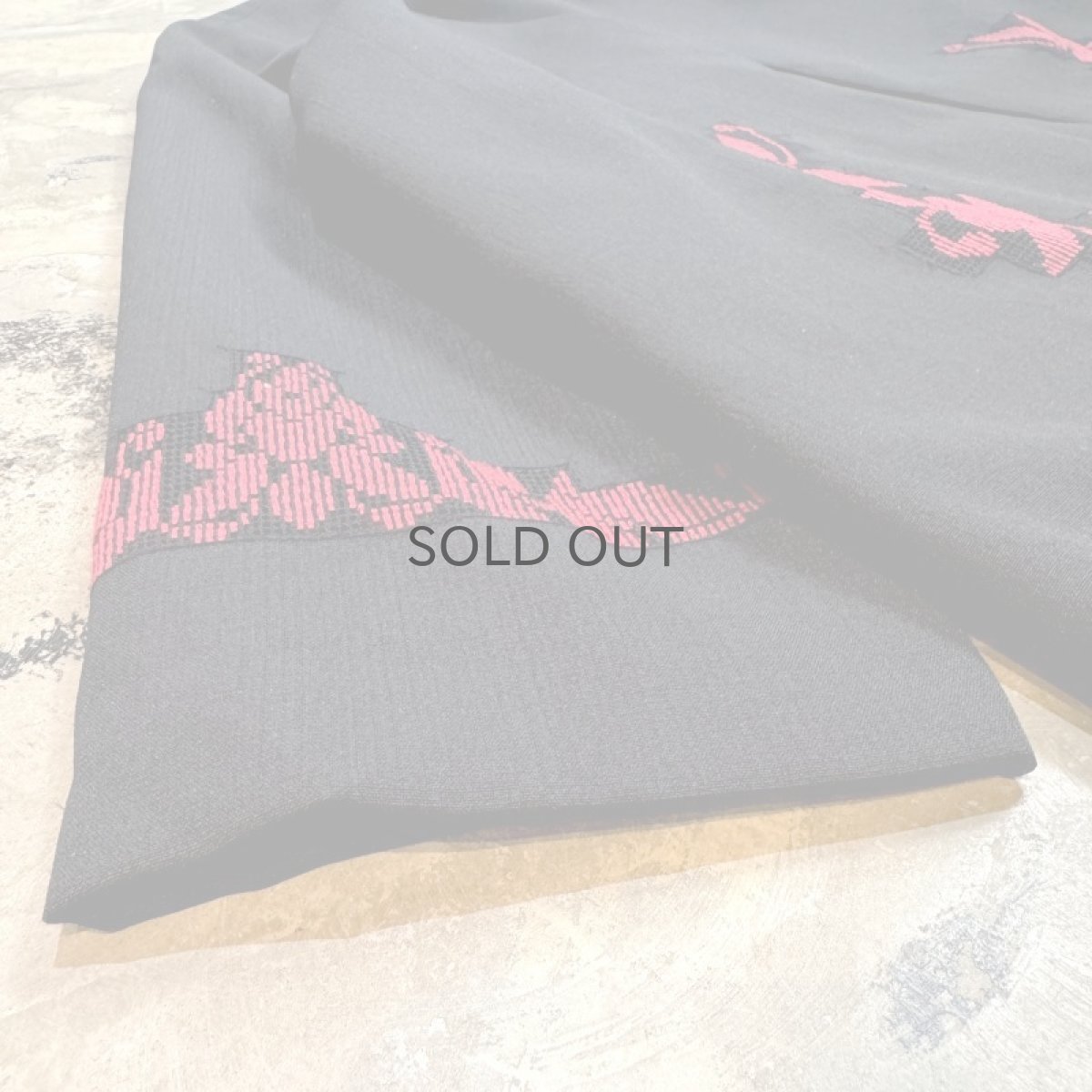 画像7: FLORAL EMBROIDERY NO COLLAR CARDIGAN / Mens M (7)