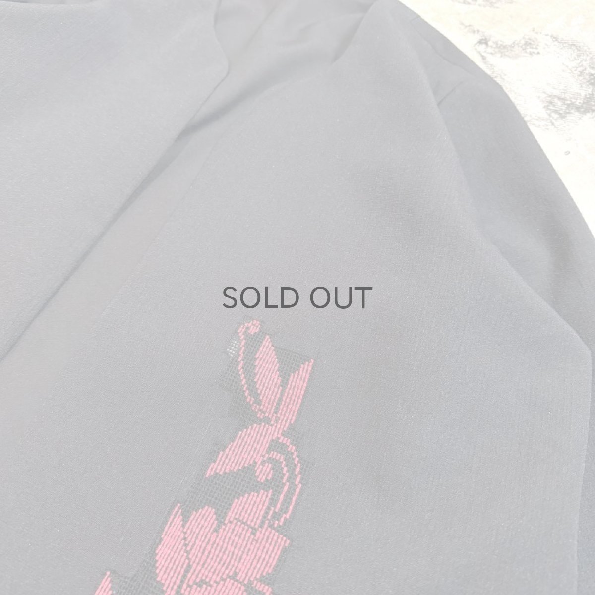 画像4: FLORAL EMBROIDERY NO COLLAR CARDIGAN / Mens M (4)