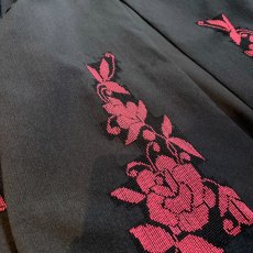 画像5: FLORAL EMBROIDERY NO COLLAR CARDIGAN / Mens M (5)