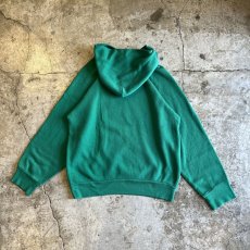 画像2: 80's【CHAMPION】"NEW YORK JETS" LOGO PRINTED DESIGN COLOR SWEAT HOODIE / Ladies M(XL) / MADE IN USA (2)