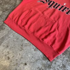 画像4: 80's OLD FRONT LOGO PRINTED DESIGN COLOR SWEAT HOODIE / Ladies M(XL) / MADE IN USA (4)