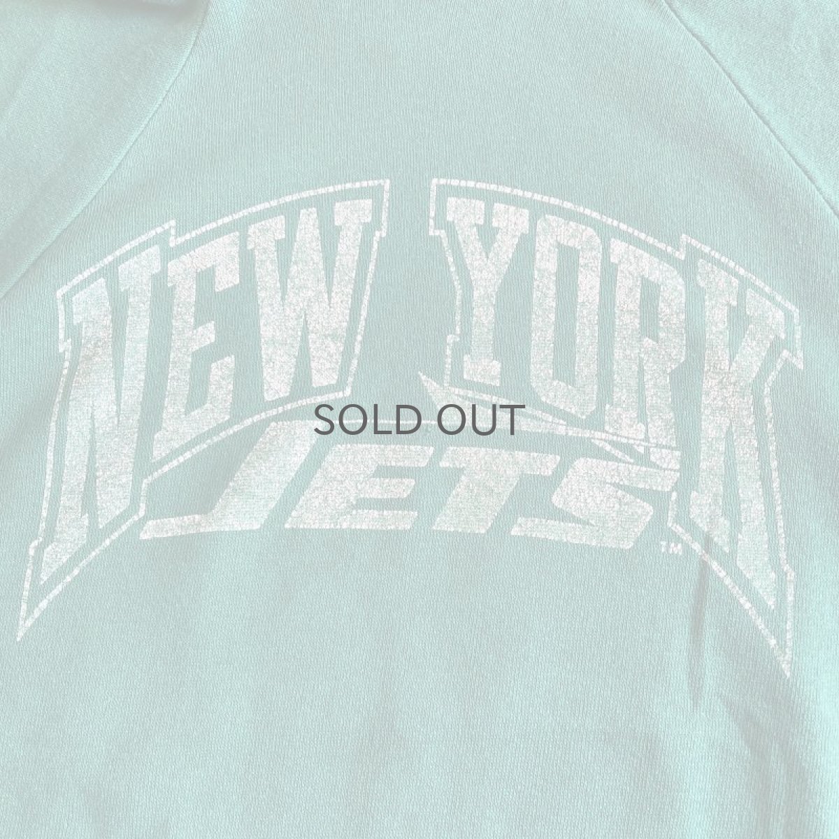 画像9: 80's【CHAMPION】"NEW YORK JETS" LOGO PRINTED DESIGN COLOR SWEAT HOODIE / Ladies M(XL) / MADE IN USA (9)