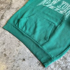 画像4: 80's【CHAMPION】"NEW YORK JETS" LOGO PRINTED DESIGN COLOR SWEAT HOODIE / Ladies M(XL) / MADE IN USA (4)