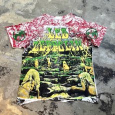 画像1: OLD "LED ZEPPELIN" PAKISTAN COTTON S/S TEE / Mens L (1)