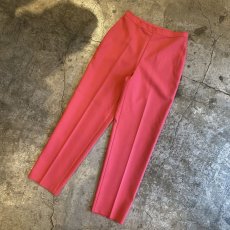 画像4: PINK COLOR CENTER CREASE DESIGN PANTS / W29~W31 (4)