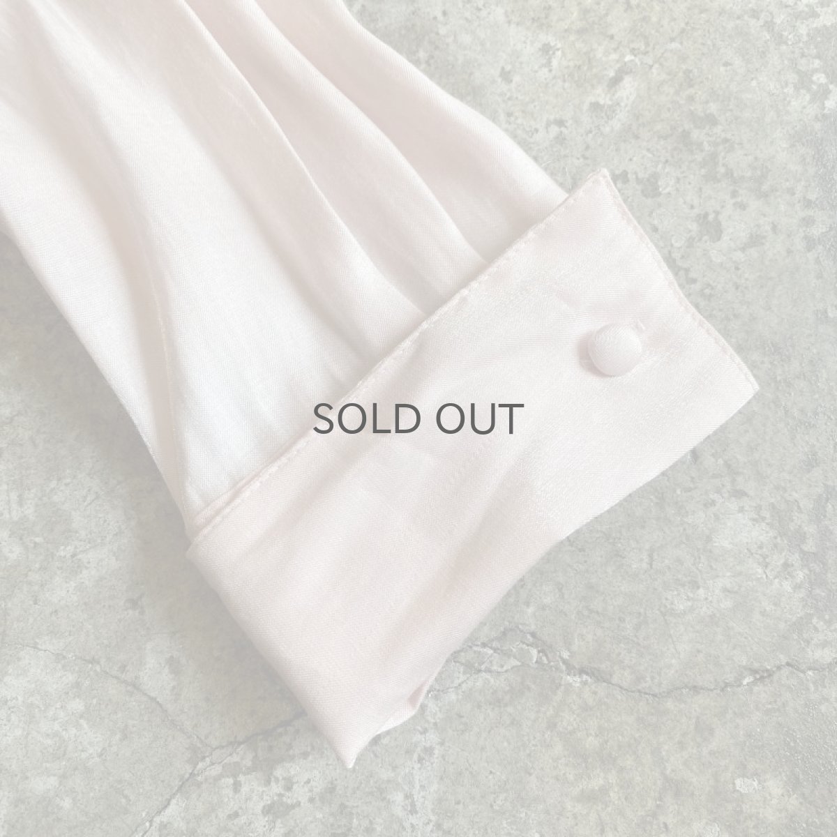 画像8: LUSTER PINK COLOR SHORT DESIGN L/S SHIRT / Ladies M (8)