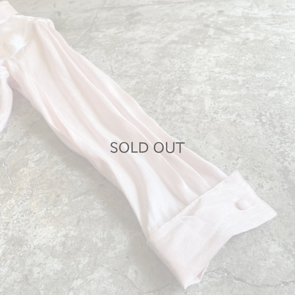 画像6: LUSTER PINK COLOR SHORT DESIGN L/S SHIRT / Ladies M (6)