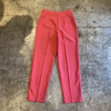 画像2: PINK COLOR CENTER CREASE DESIGN PANTS / W29~W31 (2)