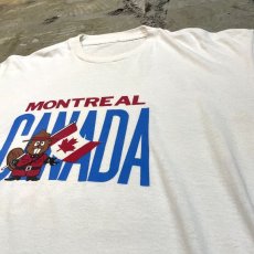 画像4: OLD "MONTREAL CANADA" PRINTED S/S TEE / Mens L (4)