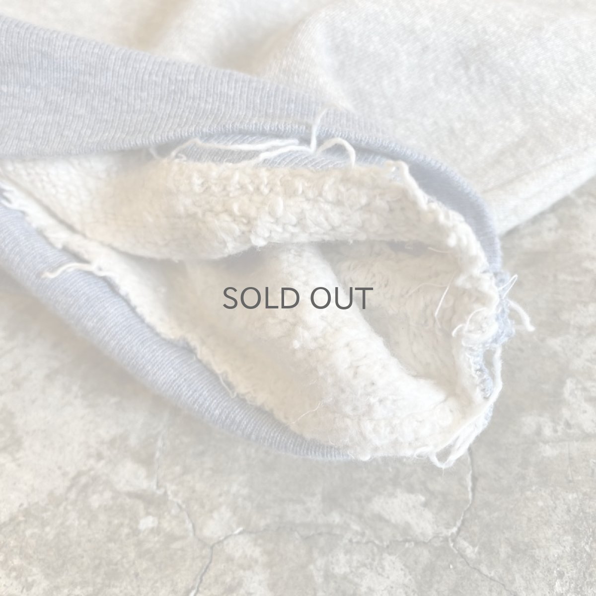 画像5: OLD RIB COLOR DESIGN L/S SWEAT / Ladies L (5)