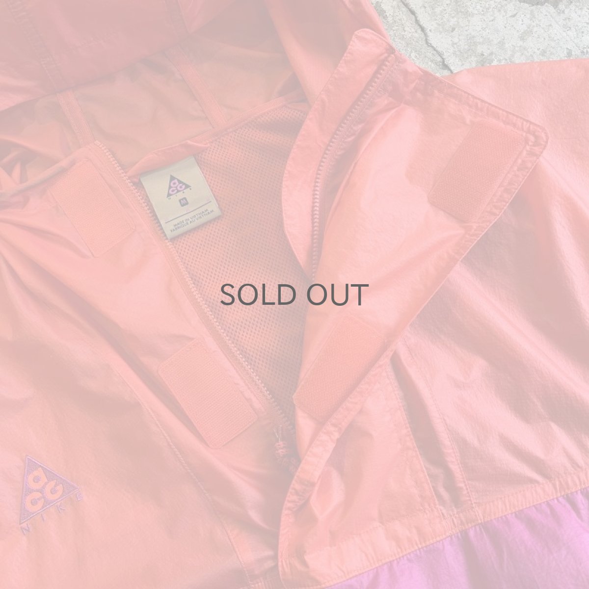 画像9: 【NIKE】BICOLOR FRONT POCKET DESIGN HALF ZIP UP ANORAK L/S TOPS / Ladies XL(M) (9)