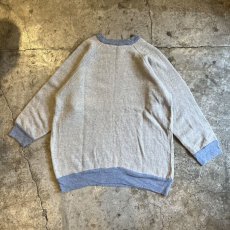 画像2: OLD RIB COLOR DESIGN L/S SWEAT / Ladies L (2)