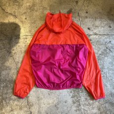 画像2: 【NIKE】BICOLOR FRONT POCKET DESIGN HALF ZIP UP ANORAK L/S TOPS / Ladies XL(M) (2)