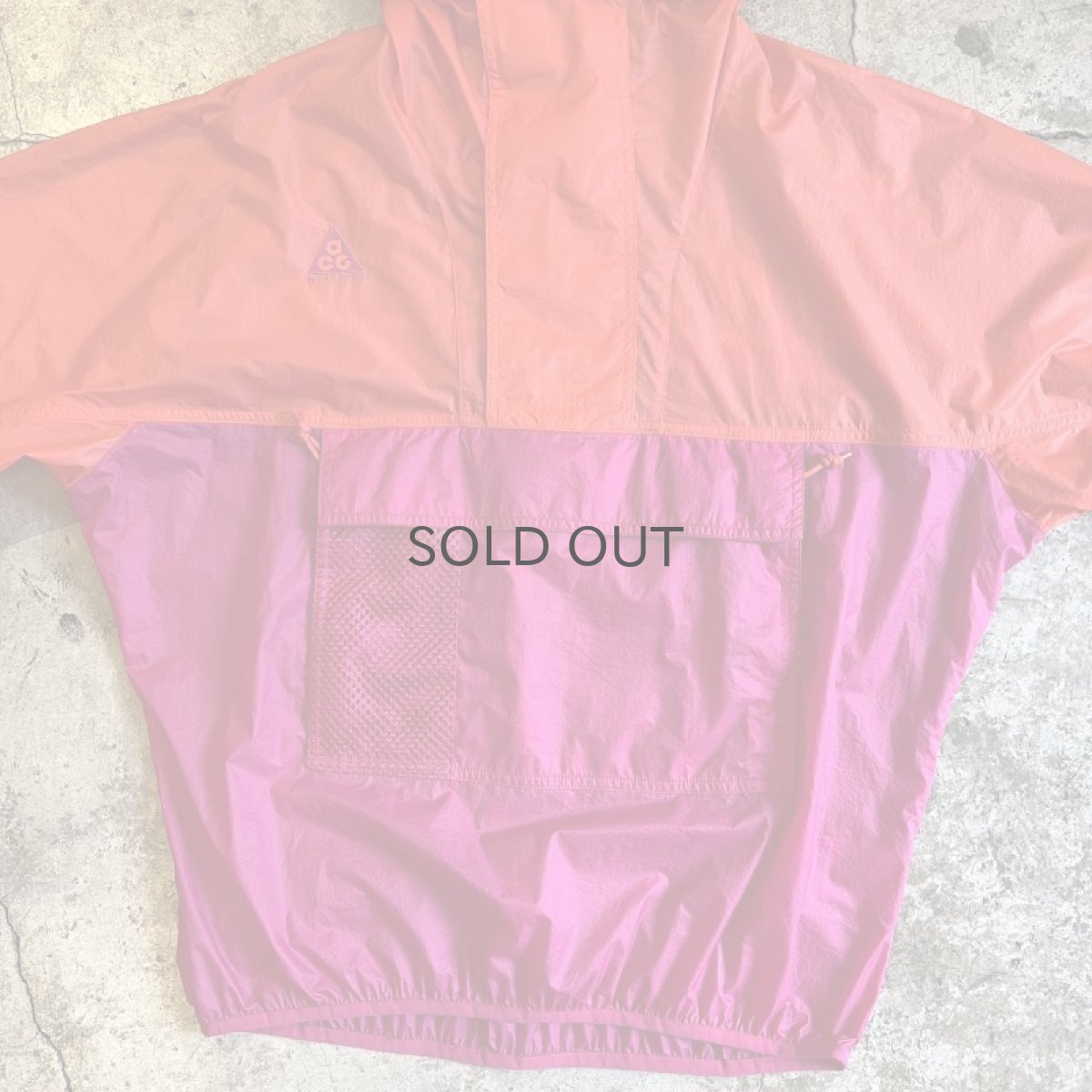 画像6: 【NIKE】BICOLOR FRONT POCKET DESIGN HALF ZIP UP ANORAK L/S TOPS / Ladies XL(M) (6)