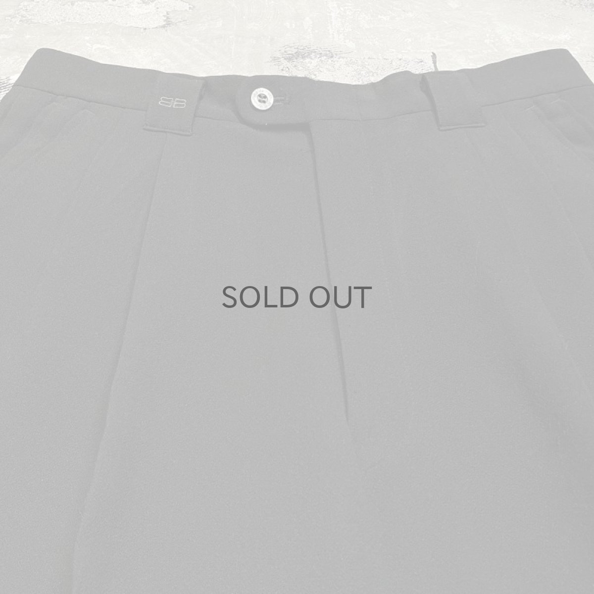 画像12: 【BALENCIAGA】DOUBLE POCKET STRAIGHT SLACKS / W31 (12)