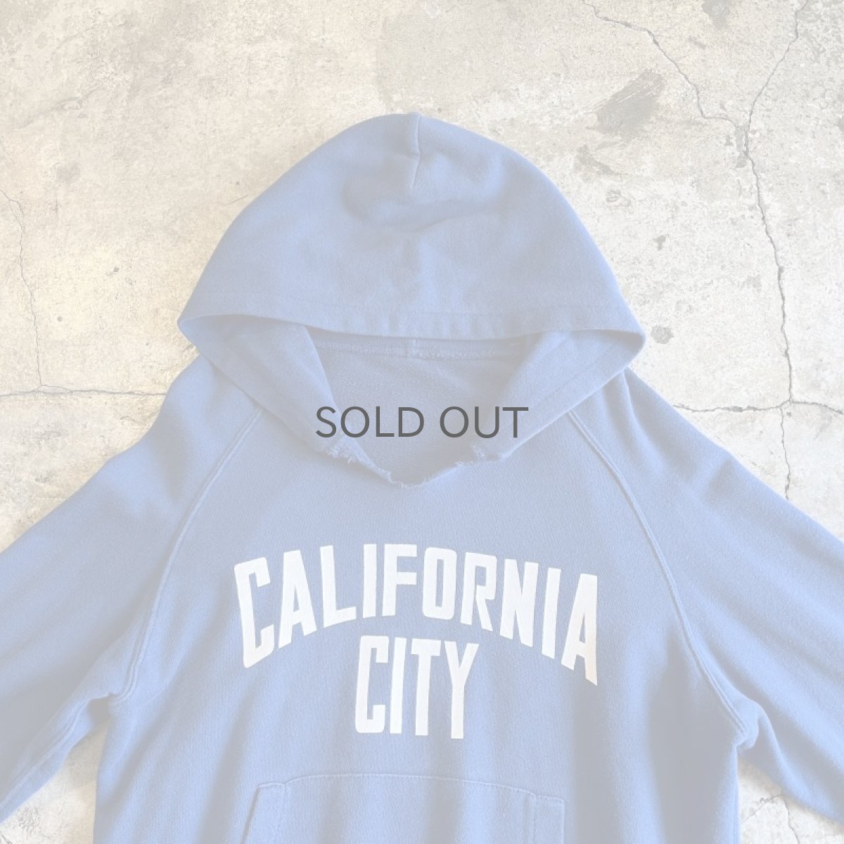 画像9: FRONT "CALIFORNIA CITY" LOGO PRINTED DESIGN COLOR SWEAT HOODIE / Ladies M (9)
