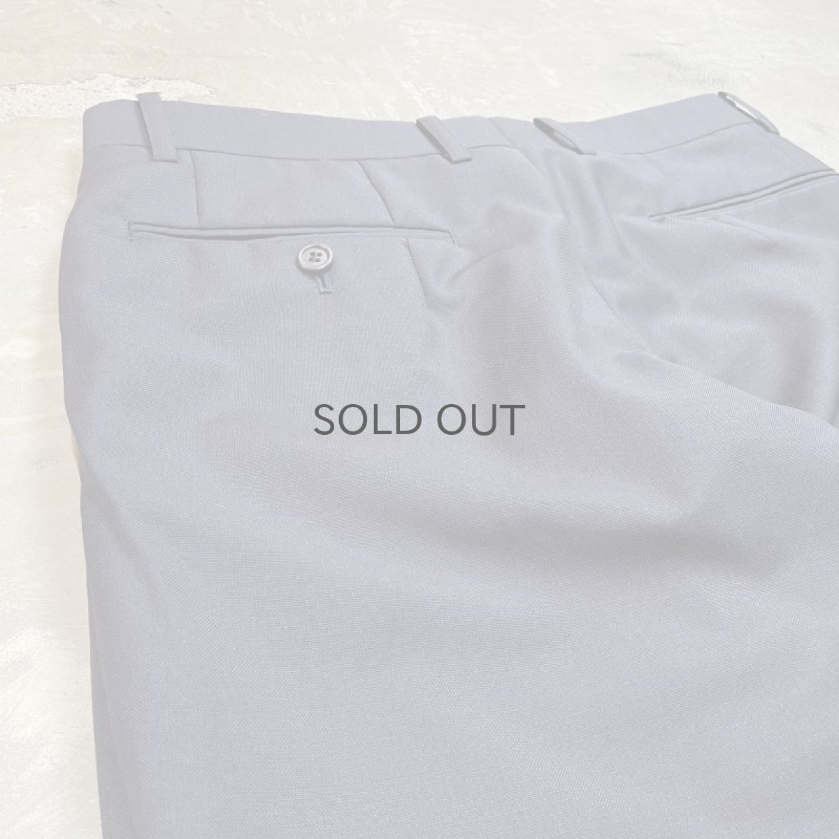画像9: 【CHRISTIAN DIOR】NAVY COLOR STRAIGHT SLACKS / W30 (9)