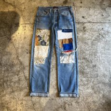 画像1: 【Wiz&Witch】"DIRTY BEAUTIFUL" CRUST ART JEANS / W30 (1)