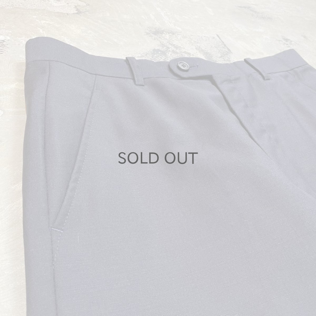 画像3: 【CHRISTIAN DIOR】NAVY COLOR STRAIGHT SLACKS / W30 (3)