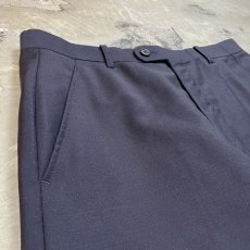 画像3: 【CHRISTIAN DIOR】NAVY COLOR STRAIGHT SLACKS / W30 (3)