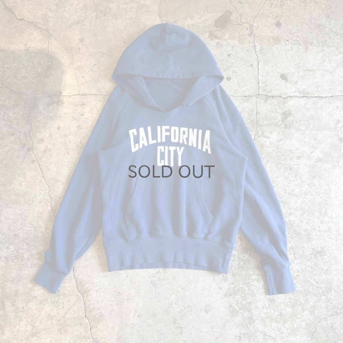 画像1: FRONT "CALIFORNIA CITY" LOGO PRINTED DESIGN COLOR SWEAT HOODIE / Ladies M (1)