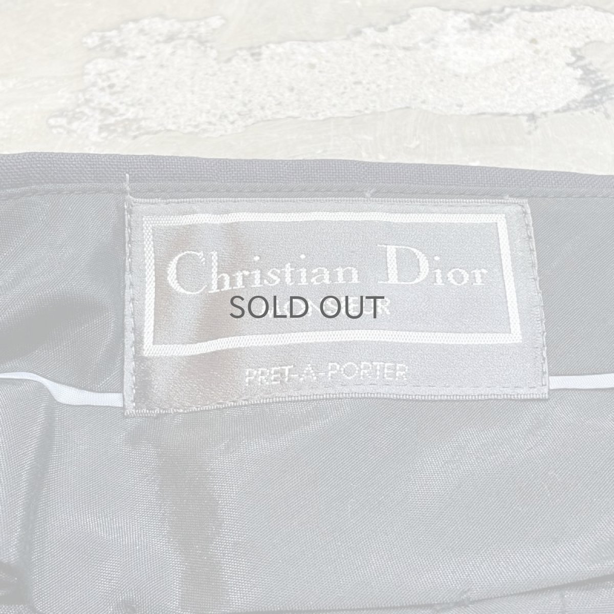 画像11: 【CHRISTIAN DIOR】NAVY COLOR STRAIGHT SLACKS / W30 (11)