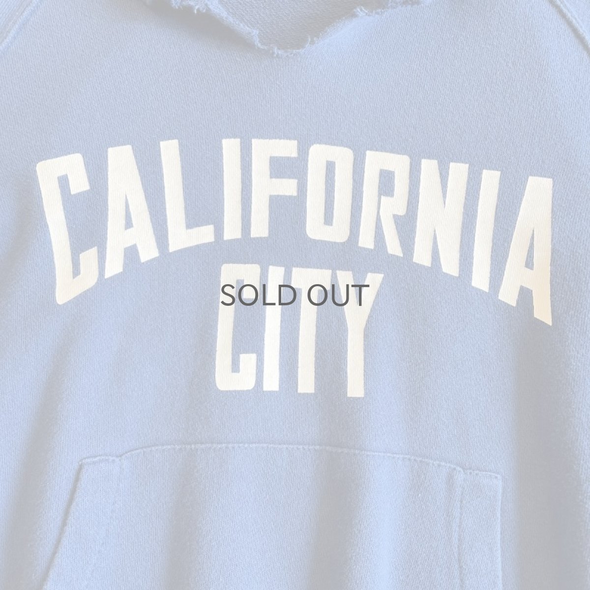 画像10: FRONT "CALIFORNIA CITY" LOGO PRINTED DESIGN COLOR SWEAT HOODIE / Ladies M (10)