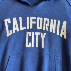 画像10: FRONT "CALIFORNIA CITY" LOGO PRINTED DESIGN COLOR SWEAT HOODIE / Ladies M (10)