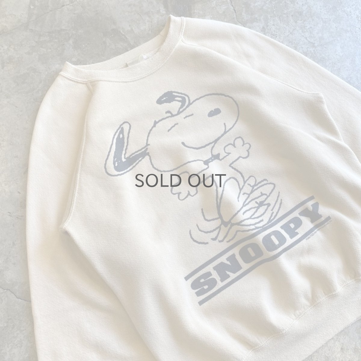 画像3: 90's "SNOOPY" FRONT PRINTED DESIGN COLOR SWEAT / Ladies L (3)