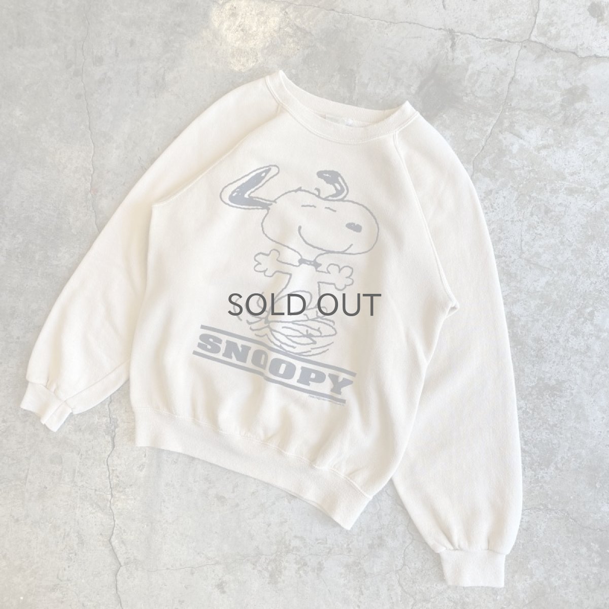 画像4: 90's "SNOOPY" FRONT PRINTED DESIGN COLOR SWEAT / Ladies L (4)