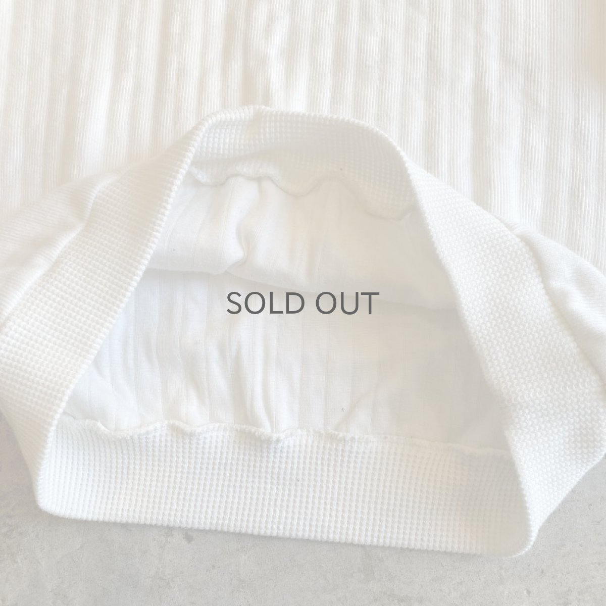 画像10: 【adidas】ONE POINT EMBROIDERY RIB THERMAL DESIGN HALF ZIP SWEAT / Ladies L (10)