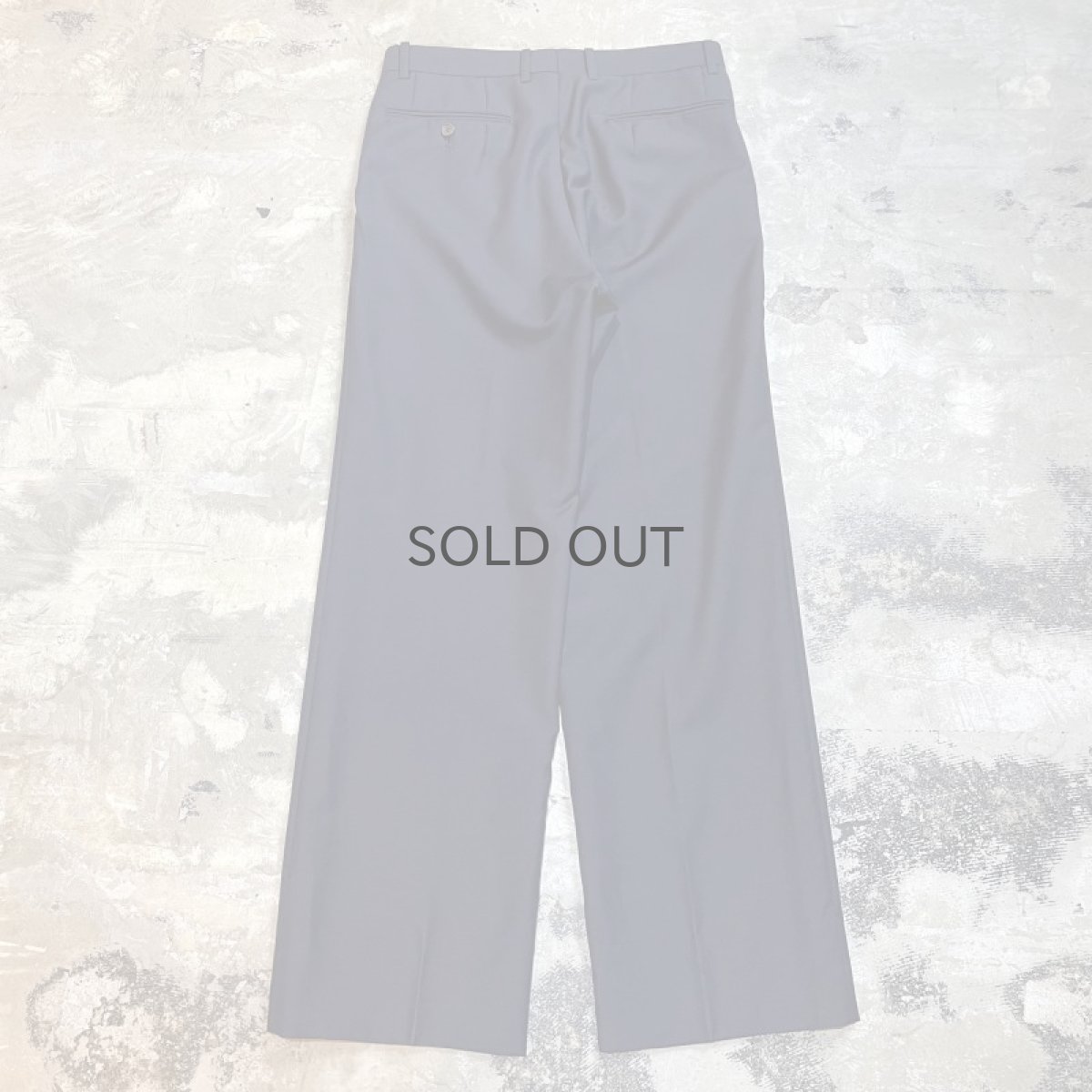 画像2: 【CHRISTIAN DIOR】NAVY COLOR STRAIGHT SLACKS / W30 (2)