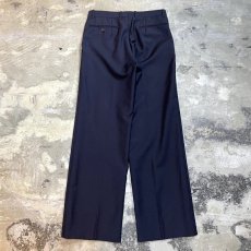 画像2: 【CHRISTIAN DIOR】NAVY COLOR STRAIGHT SLACKS / W30 (2)