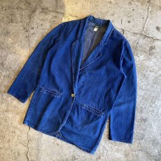 画像4: TAILORED DESIGN DENIM JACKET / Ladies S(M) / MADE IN USA (4)