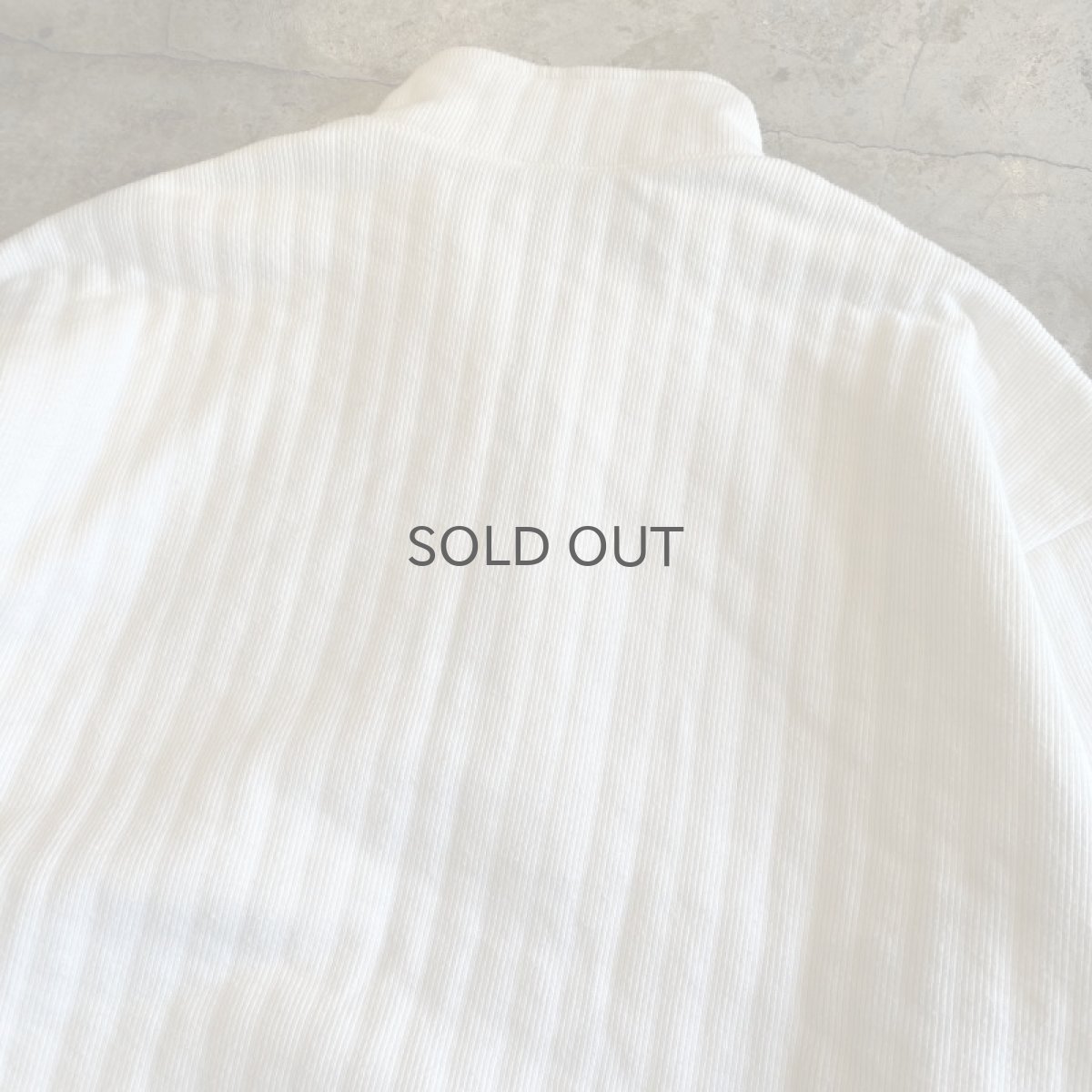 画像9: 【adidas】ONE POINT EMBROIDERY RIB THERMAL DESIGN HALF ZIP SWEAT / Ladies L (9)