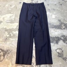 画像1: 【CHRISTIAN DIOR】NAVY COLOR STRAIGHT SLACKS / W30 (1)