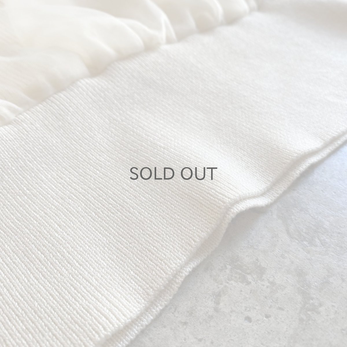 画像10: CROSS DESIGN TULLE LAYERED TOPS / Ladies M (10)