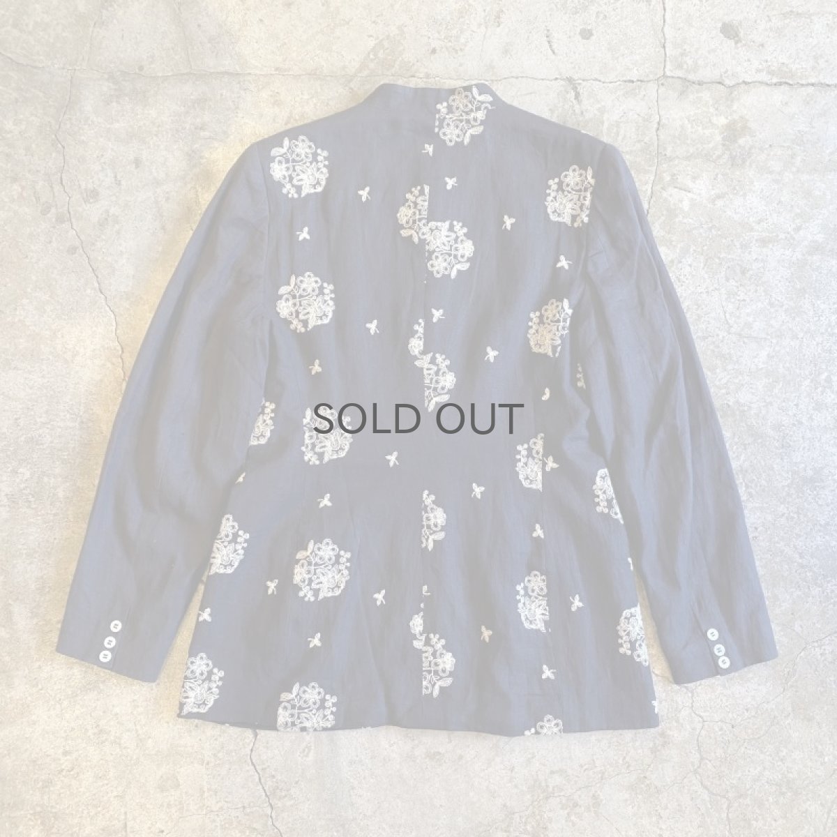 画像2: FLORAL EMBROIDERY PATTERN JACKET / Ladies M / MADE IN USA (2)