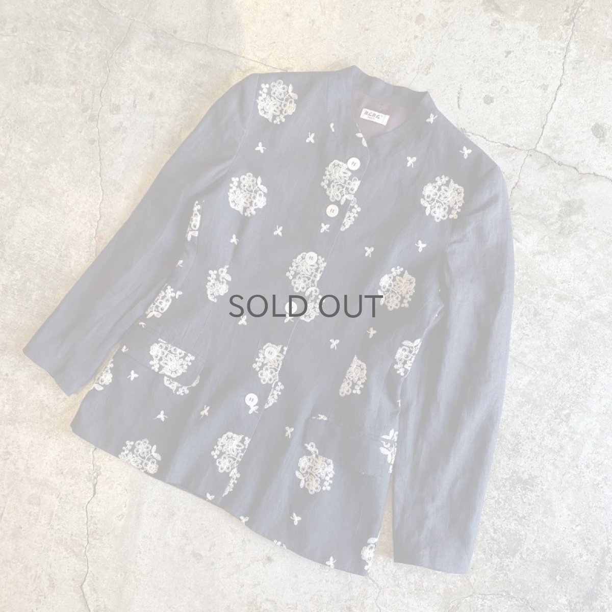 画像4: FLORAL EMBROIDERY PATTERN JACKET / Ladies M / MADE IN USA (4)