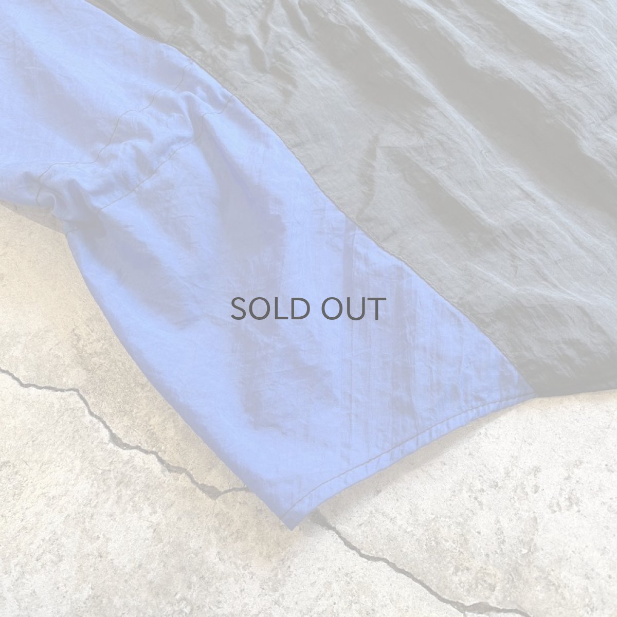 画像3: THREE COLOR DESIGN HALF ZIP UP NYLON ANORAK JACKET / Ladies L(M) (3)