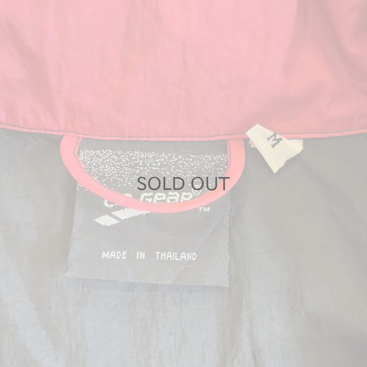 画像13: THREE COLOR DESIGN HALF ZIP UP NYLON ANORAK JACKET / Ladies L(M) (13)